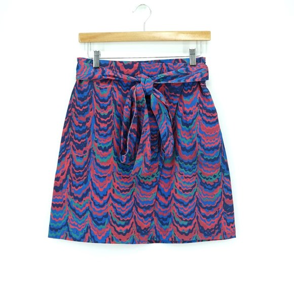 Anthropologie Porridge Iris Wrap Mini Skirt - Picture 5 of 11